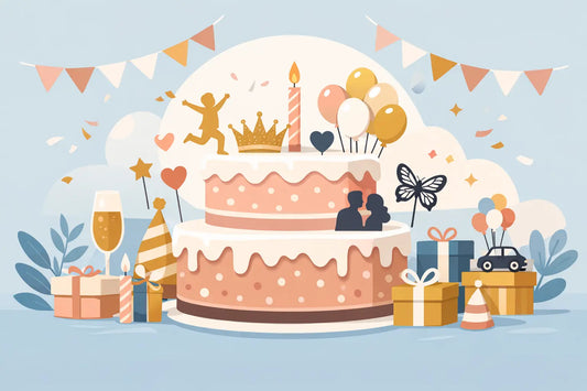 15 Cake Topper Ideas for Milestone Birthdays