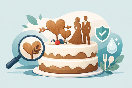 Are Wooden Cake Toppers Food Safe?