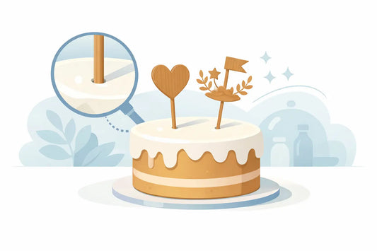 Can Wooden Toppers Touch Cake Safely?