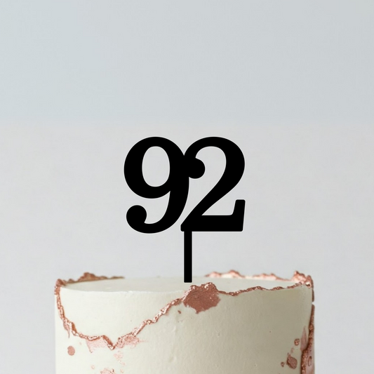 Any Number Food Safe Wooden Cake Topper