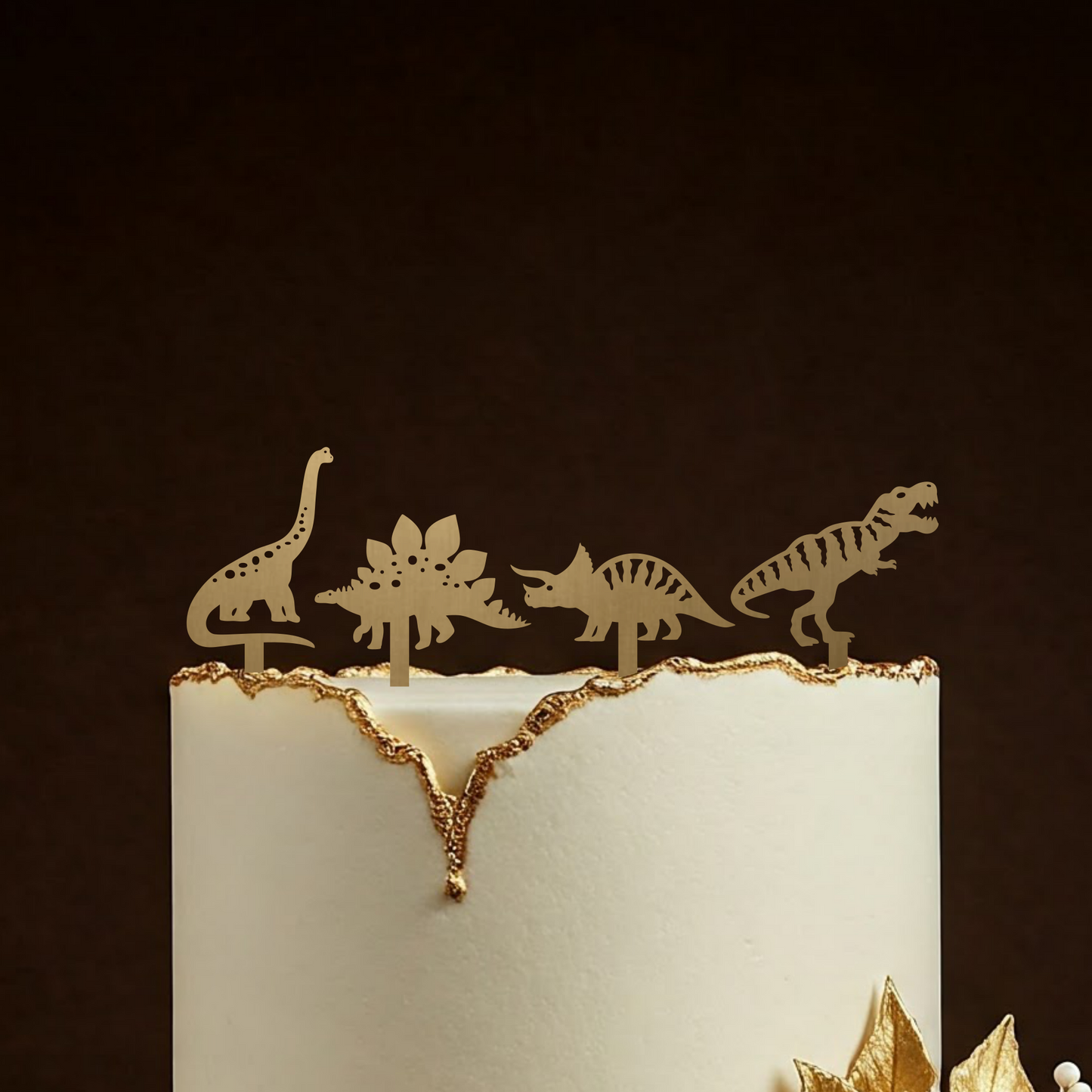 Dinosaur Theme Cake Topper Set