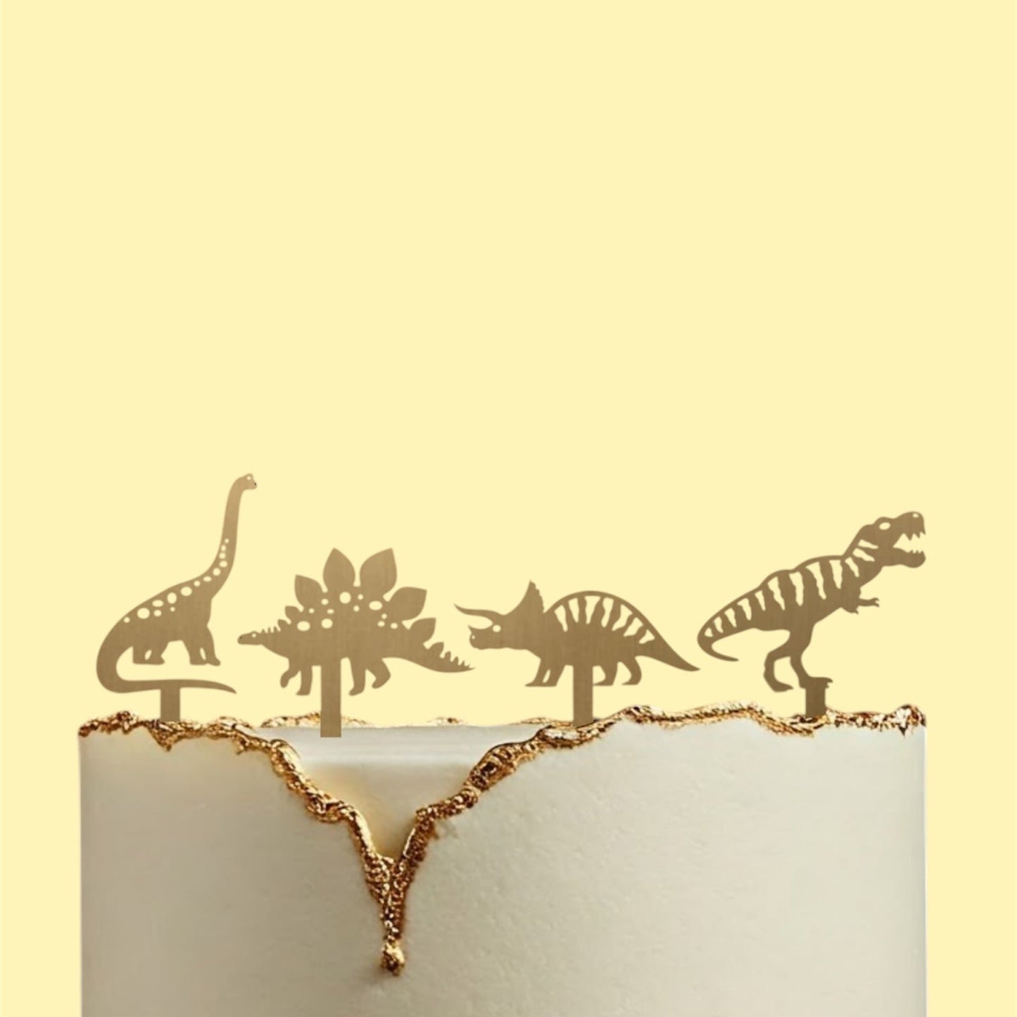 Dinosaur Theme Cake Topper Set