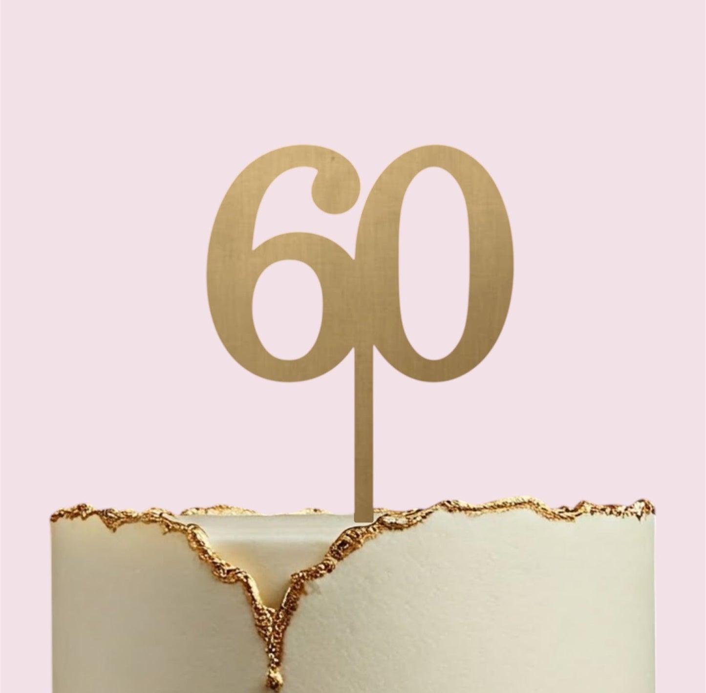 Any Number Food Safe Wooden Cake Topper
